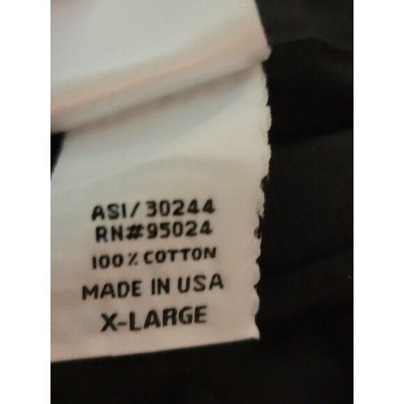 VTG San Francisco Mime Troupe Black T-Shirt X-Large Alliance Graphics 100% Cotto - Picture 3 of 4